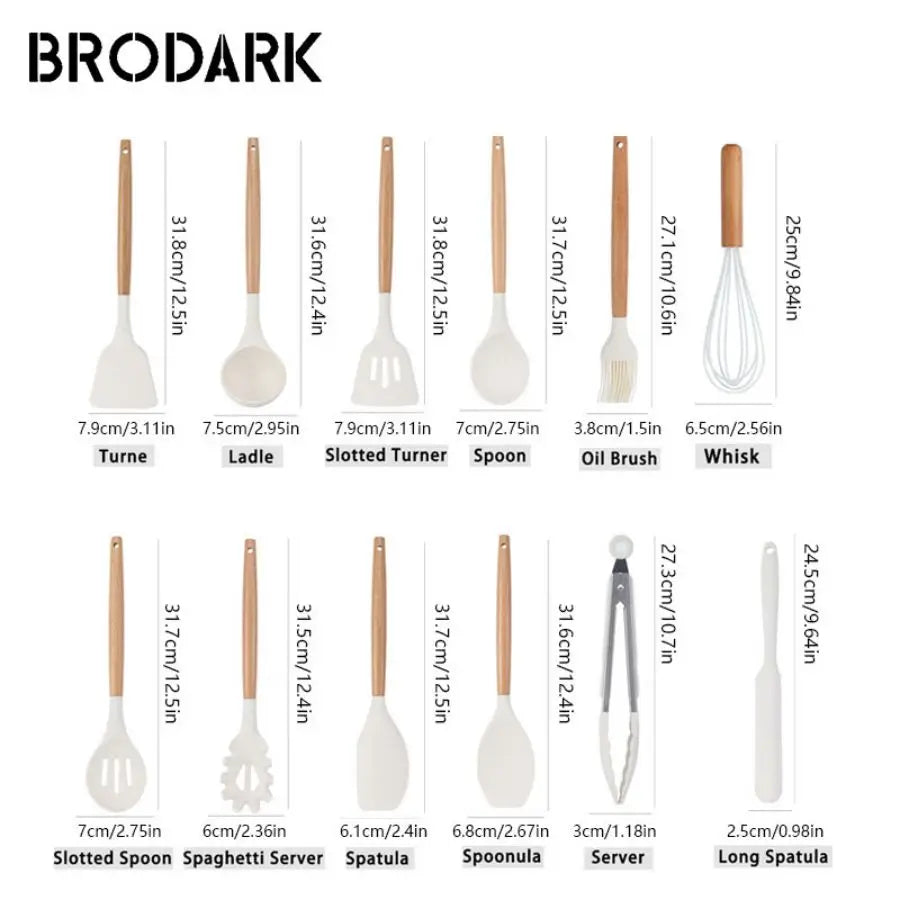 Elegant Silicone Kitchen Utensil Set™