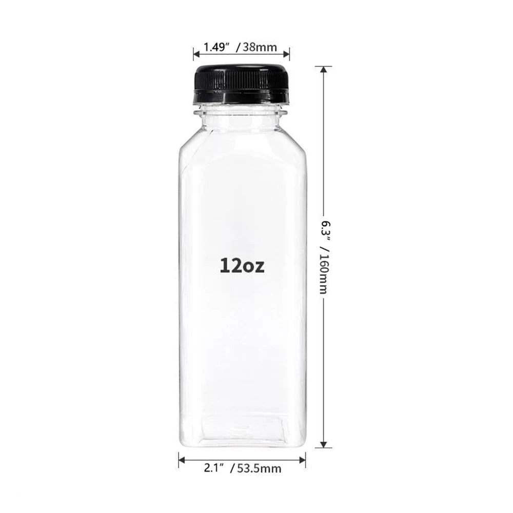 Premium Clear Reusable Juice Bottles™