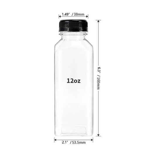 Premium Clear Reusable Juice Bottles™