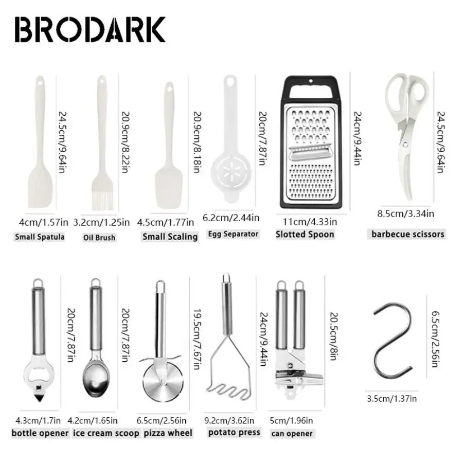 Elegant Silicone Kitchen Utensil Set™