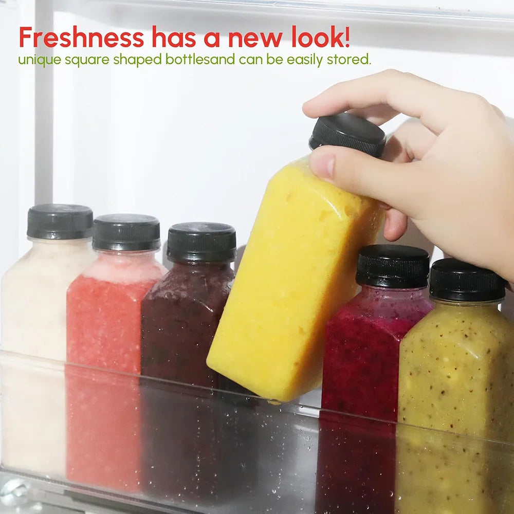 Premium Clear Reusable Juice Bottles™
